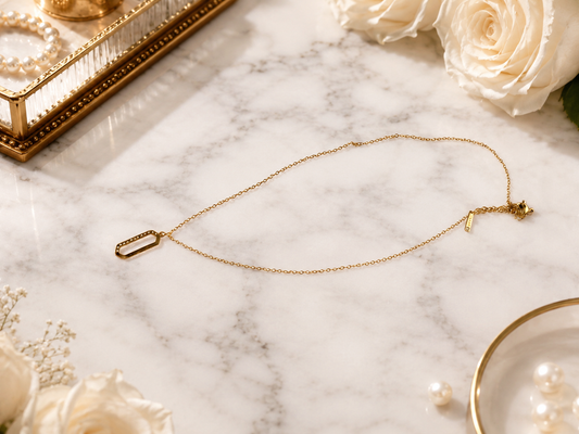 minimal, gold-plated jewelry
